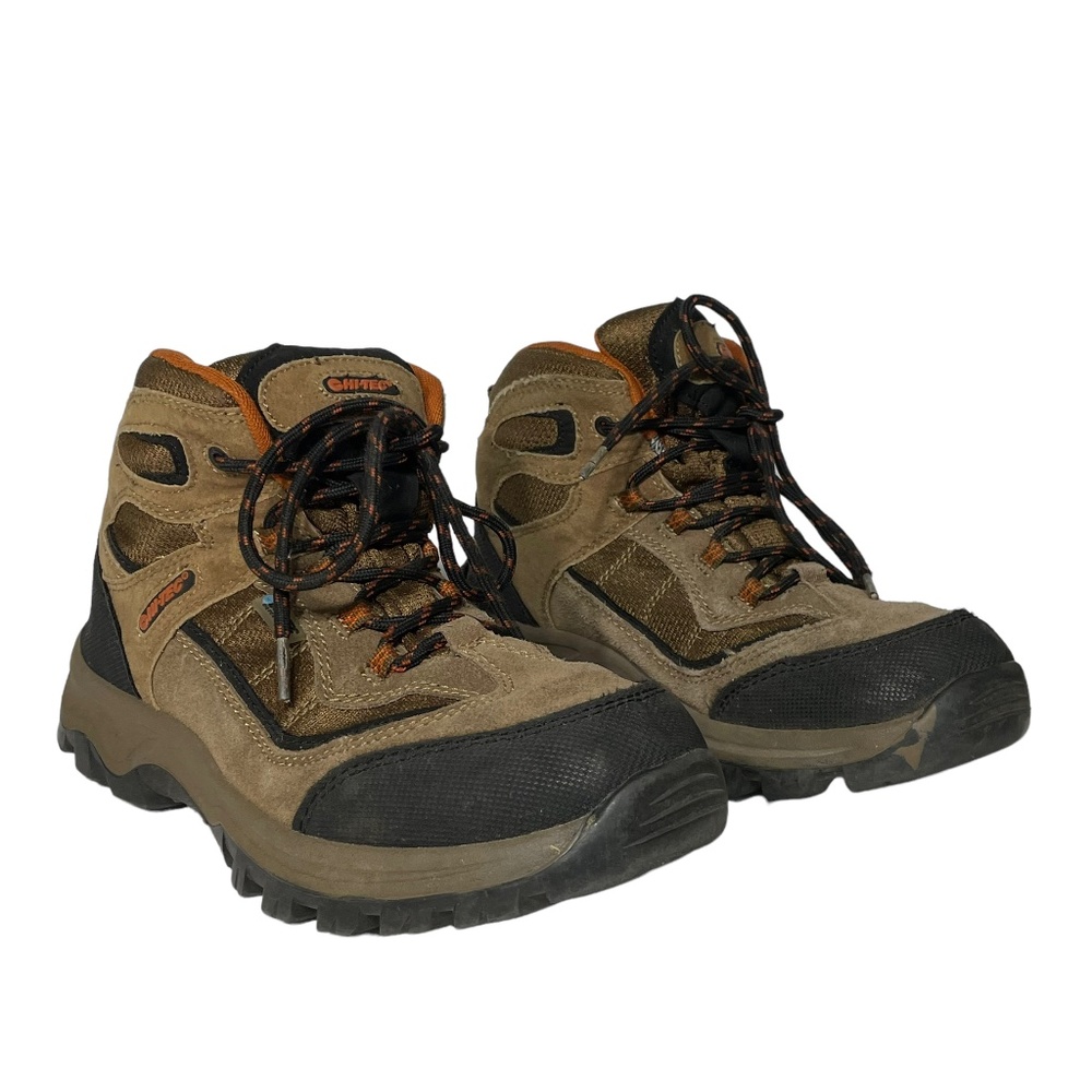 Hi-Tec Hiking Boots 7.5 Womens Kids 6 Suede Leather Lace-Up Outdoors